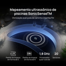 Beatbot AquaSense® Pro Robô Aspirador de Piscina Automático