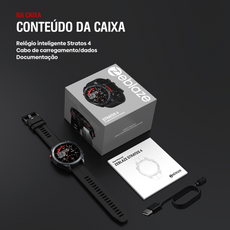 Zeblaze Stratos 4 GPS Smartwatch 1.43-inch AMOLED Display Built-in 6 Satellite Positioning
