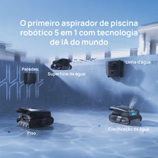 Beatbot AquaSense® 2 Ultra Robô Aspirador de Piscina Automático