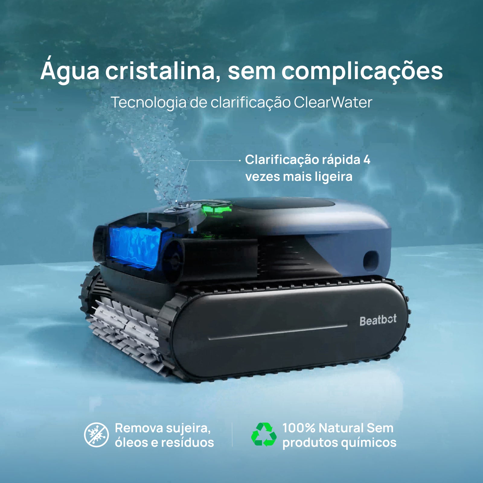 Beatbot AquaSense® Pro Robô Aspirador de Piscina Automático