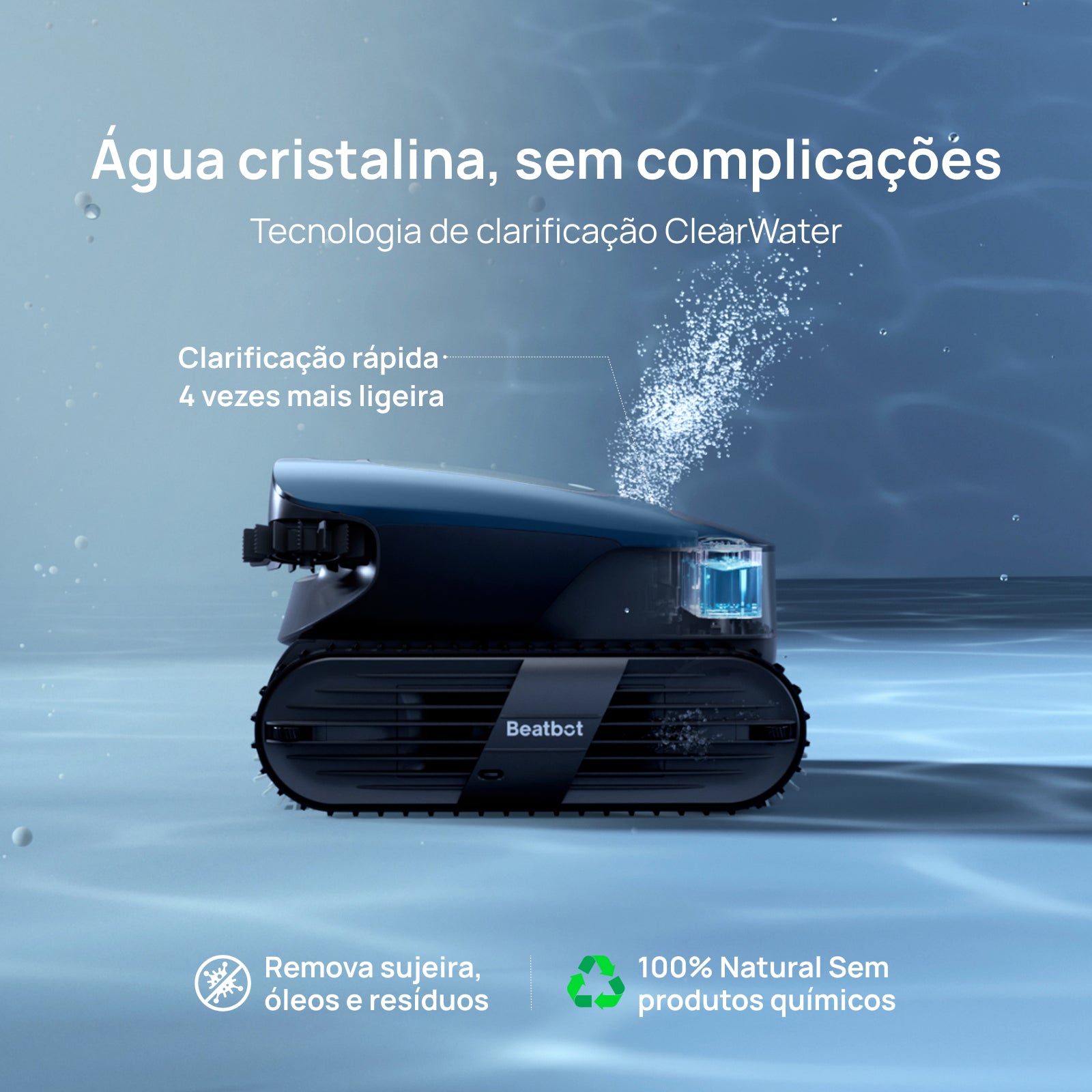 Beatbot AquaSense® 2 Ultra Robô Aspirador de Piscina Automático
