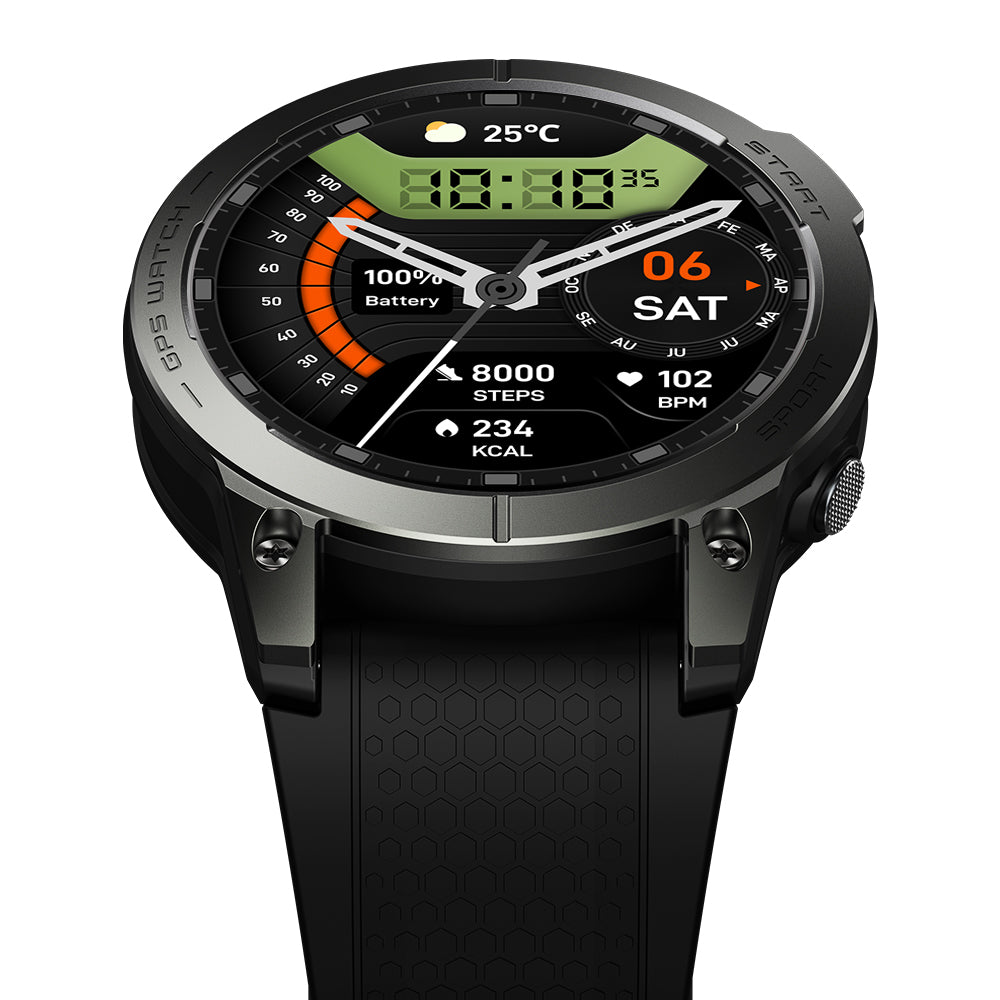 Zeblaze Stratos 3 PRO SmartWatch 1.43-inch 466x466 High-Clear Screen Sport Watch