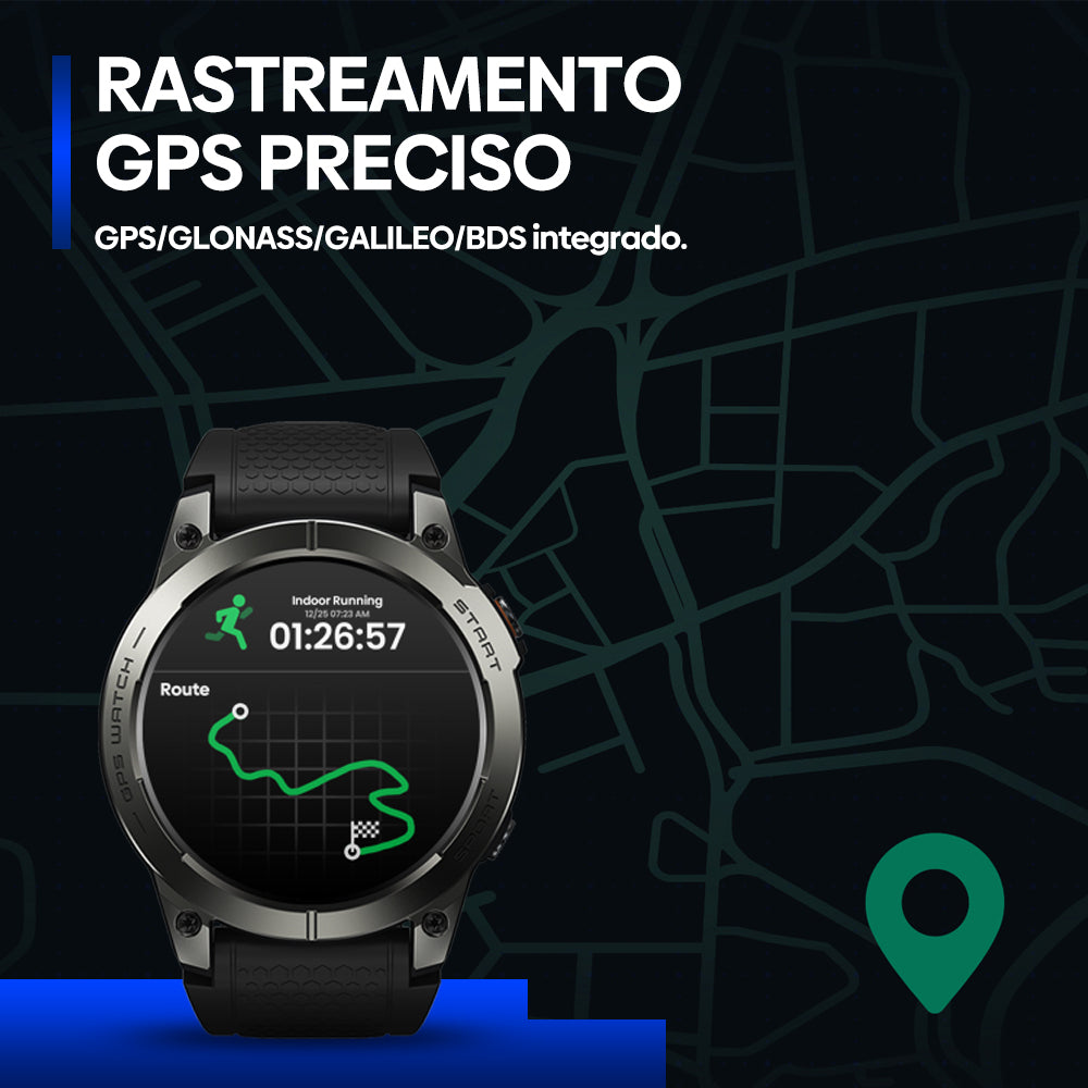 Zeblaze Stratos 3 PRO SmartWatch 1.43-inch 466x466 High-Clear Screen Sport Watch