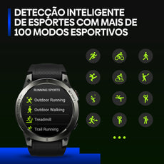 Zeblaze Stratos 3 PRO SmartWatch 1.43-inch 466x466 High-Clear Screen Sport Watch