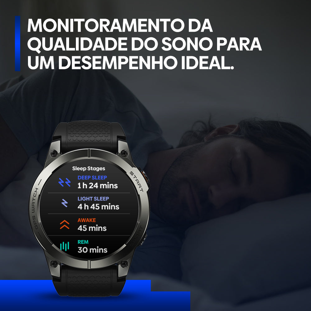 Zeblaze Stratos 3 PRO SmartWatch 1.43-inch 466x466 High-Clear Screen Sport Watch