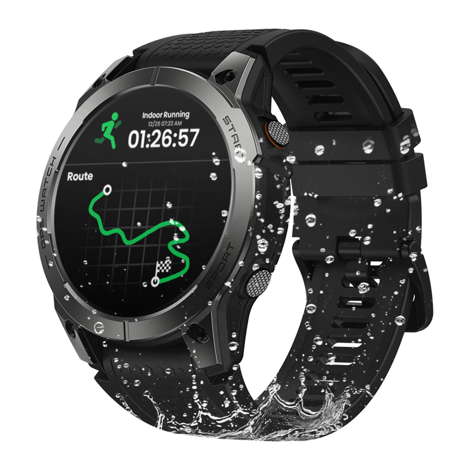 Zeblaze Stratos 3 PRO SmartWatch 1.43-inch 466x466 High-Clear Screen Sport Watch