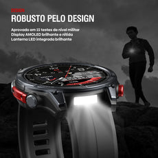 Zeblaze Stratos 4 GPS Smartwatch 1.43-inch AMOLED Display Built-in 6 Satellite Positioning