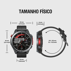 Zeblaze Stratos 4 GPS Smartwatch 1.43-inch AMOLED Display Built-in 6 Satellite Positioning
