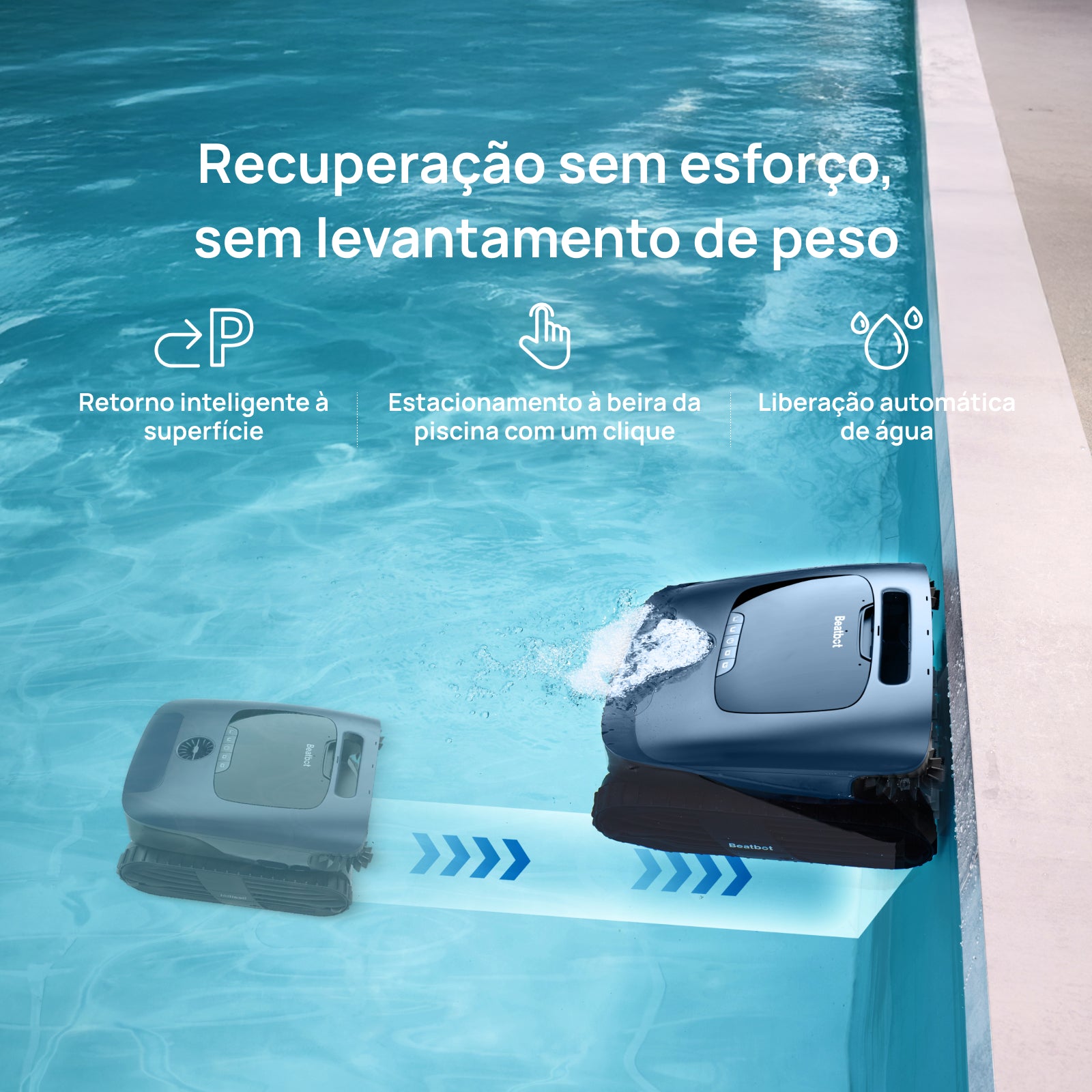 Beatbot AquaSense® 2 Ultra Robô Aspirador de Piscina Automático