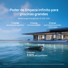 Beatbot AquaSense® 2 Pro Robô Aspirador de Piscina Automático