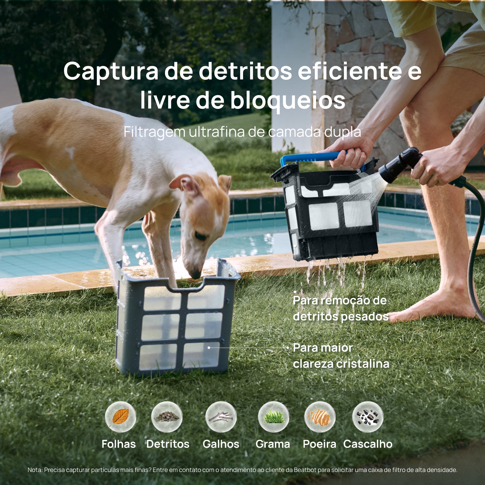 Beatbot AquaSense® Pro Robô Aspirador de Piscina Automático